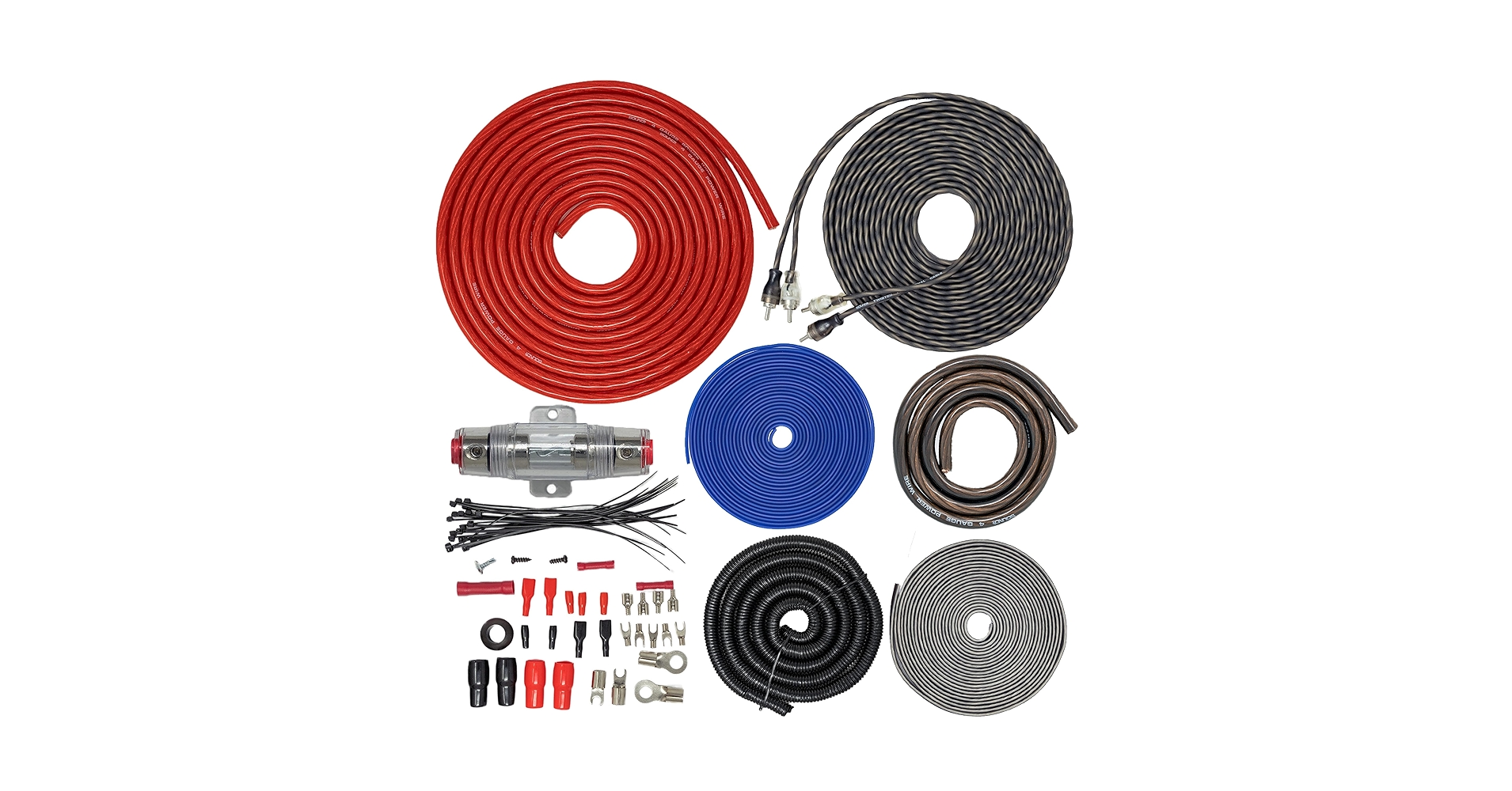 Amazon.com: SoundBox ECK4v2, 4 Gauge Amp Kit - Complete