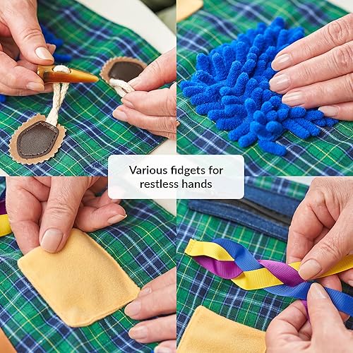 Miniatura 3 de Muff Fidget Muff Dog  Manta para ancianos  Manta antiestrés para demencia  Productos de demencia para ancianos  Regalo y actividades para personas