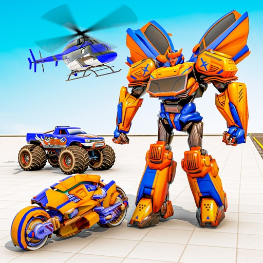Flying Robot Transform Game