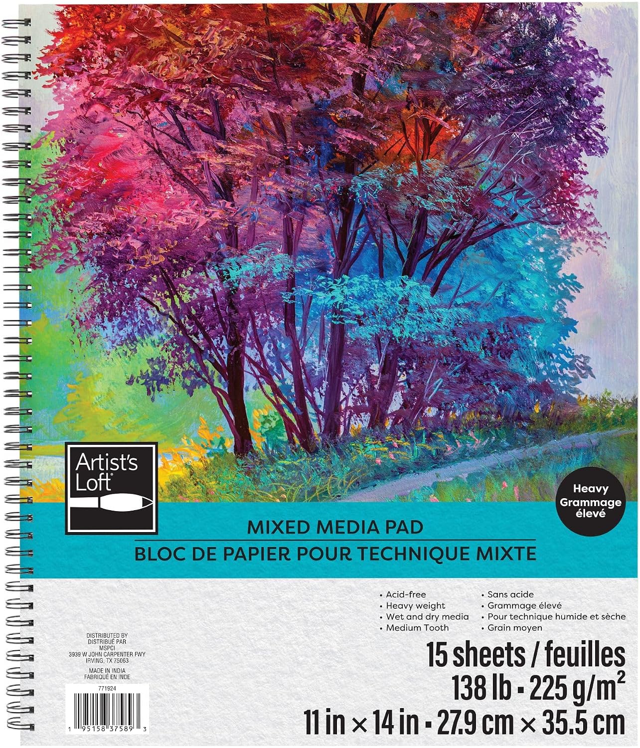 Artist's Loft Heavy Weight Mixed Media Pad, 6 Pack