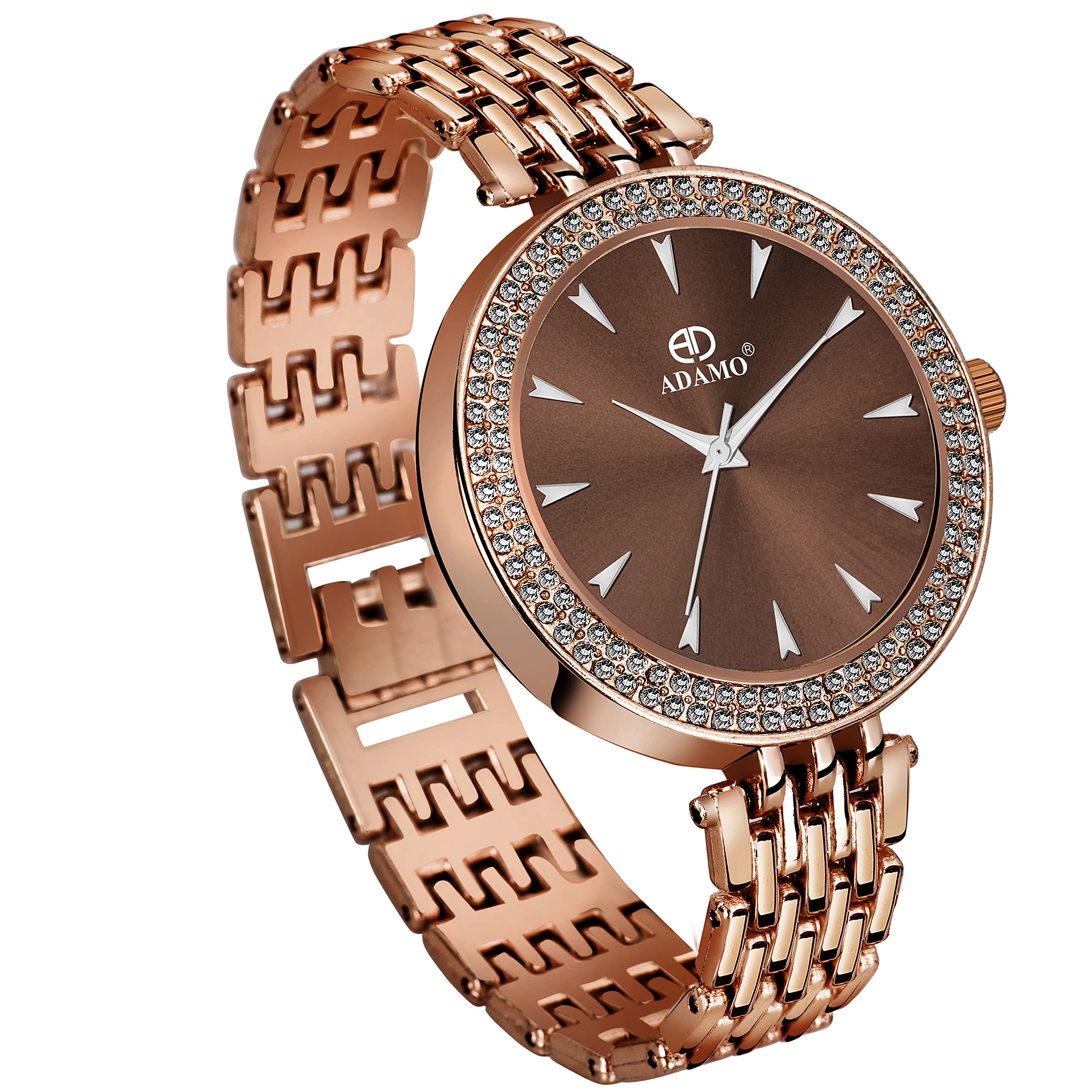 ADAMO Designer Brown Dial Womens & Girls Watch 858EEM04 (B09HXDCJKT) Amazon Price History, Amazon Price Tracker