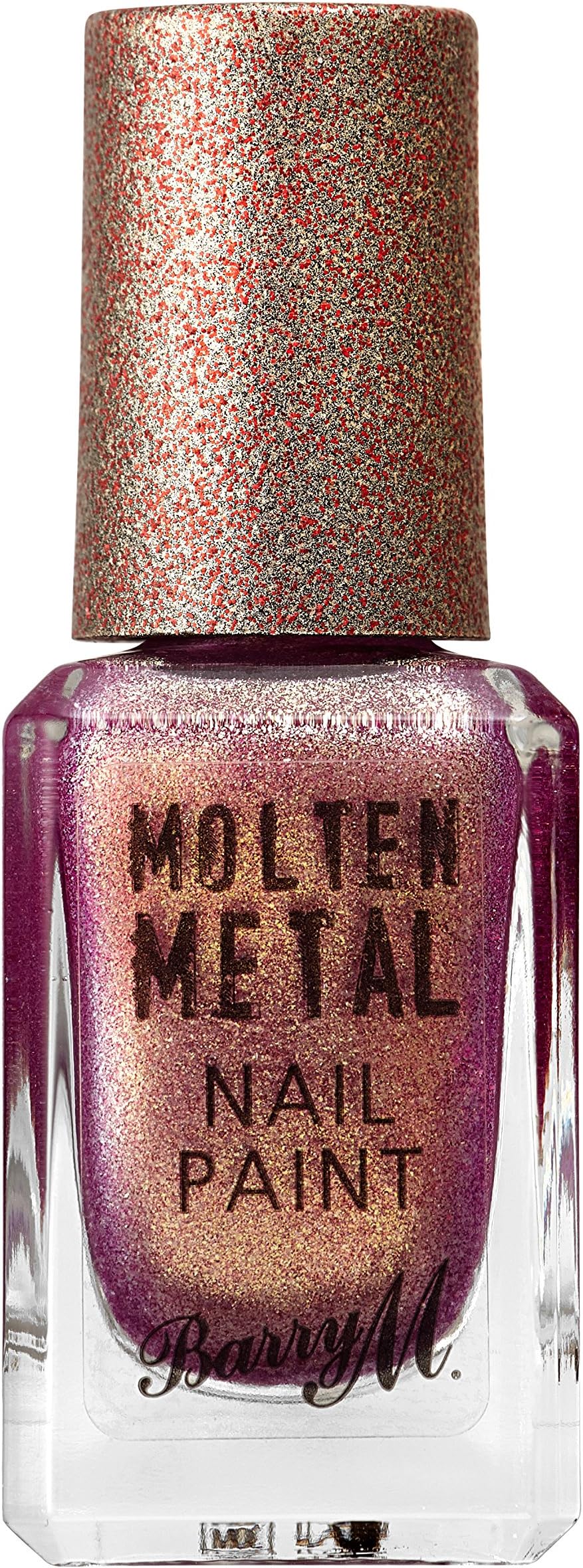 Barry MCosmetics Molten Metal Nail Paint, 10 ml, Pink Luxe
