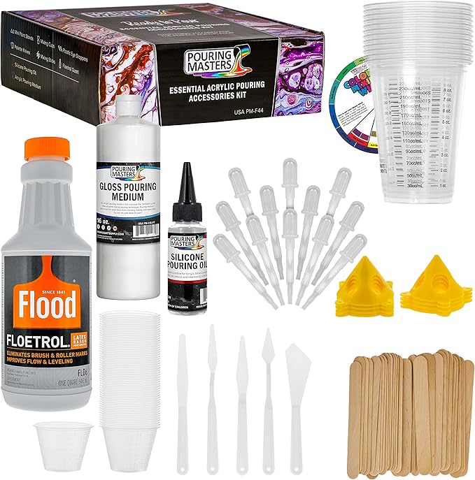 U.S. Art Supply 1 Quart Floetrol Additive Pouring Supply