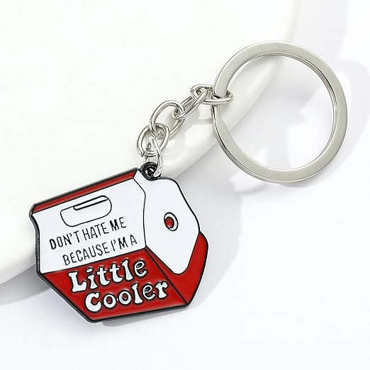 Funny Keychains for Women Men | Cool Metal Enamel Key Holder Key