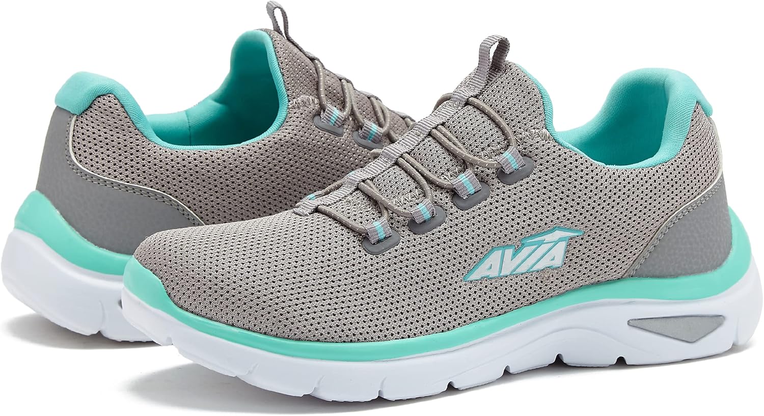 Avia Junction Women’s Slip On Sneakers – Comfortable, Breathable No Laces Shoes for Women with Memory Foam