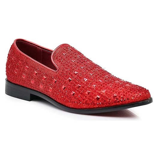 SPK11 Sapato social masculino vintage fashion com strass designer sapato social clássico smoking