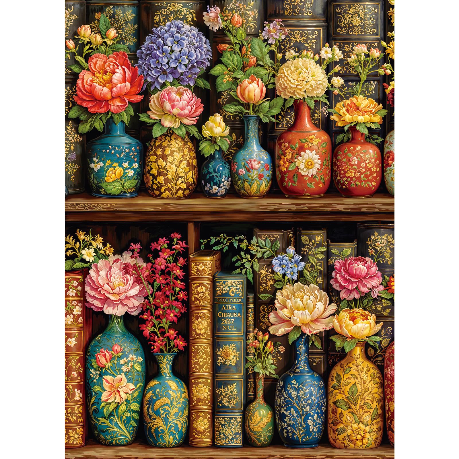 Jigsaw Puzzles For Adults 1000 Vase on Shelf โ image 1