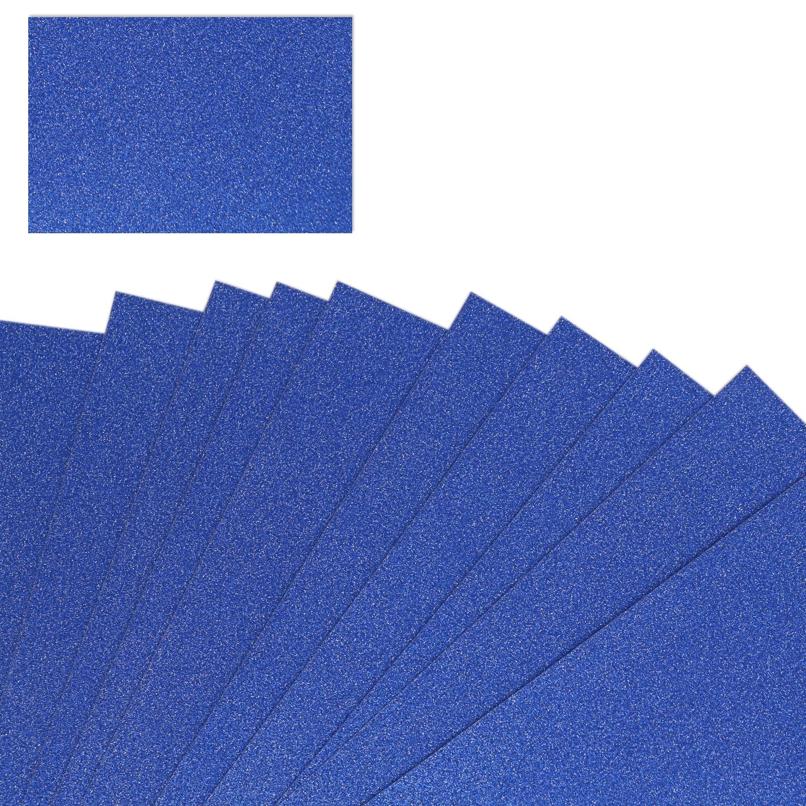 DIYASY 20 Cartoncini Glitterati A4 – 10 Colori, Carta Pregiata 250g/m² Per Craft E Decorazioni Fai Da Te