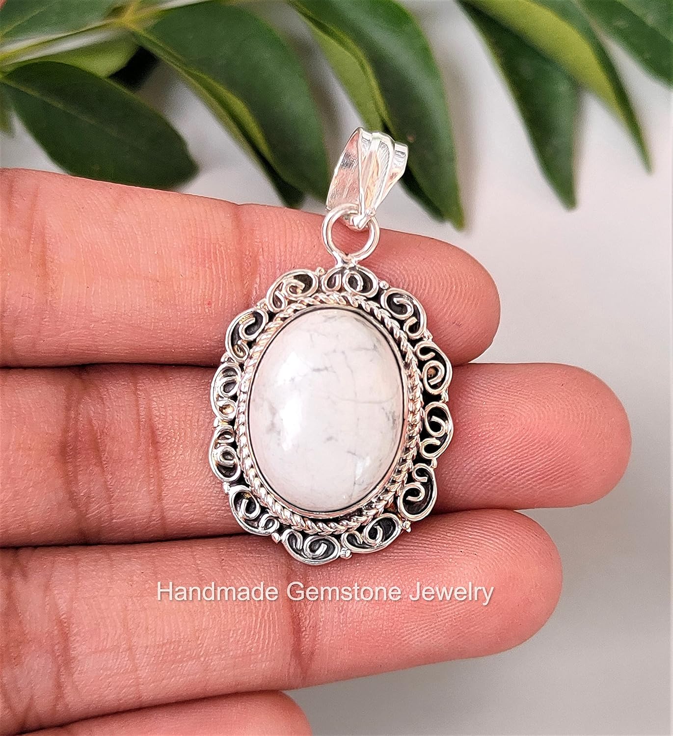 Oyster Copper Turquoise Pendant, Boho Pendant, Handmade Pendant, Spiny Oyster Turquoise Pendant, Wedding Pendant, Women Jewelry, Oyster Opal Jewelry