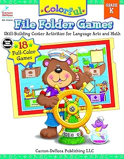 Colorful File Folder Games, Grade K (Colorful Game Books Series)
