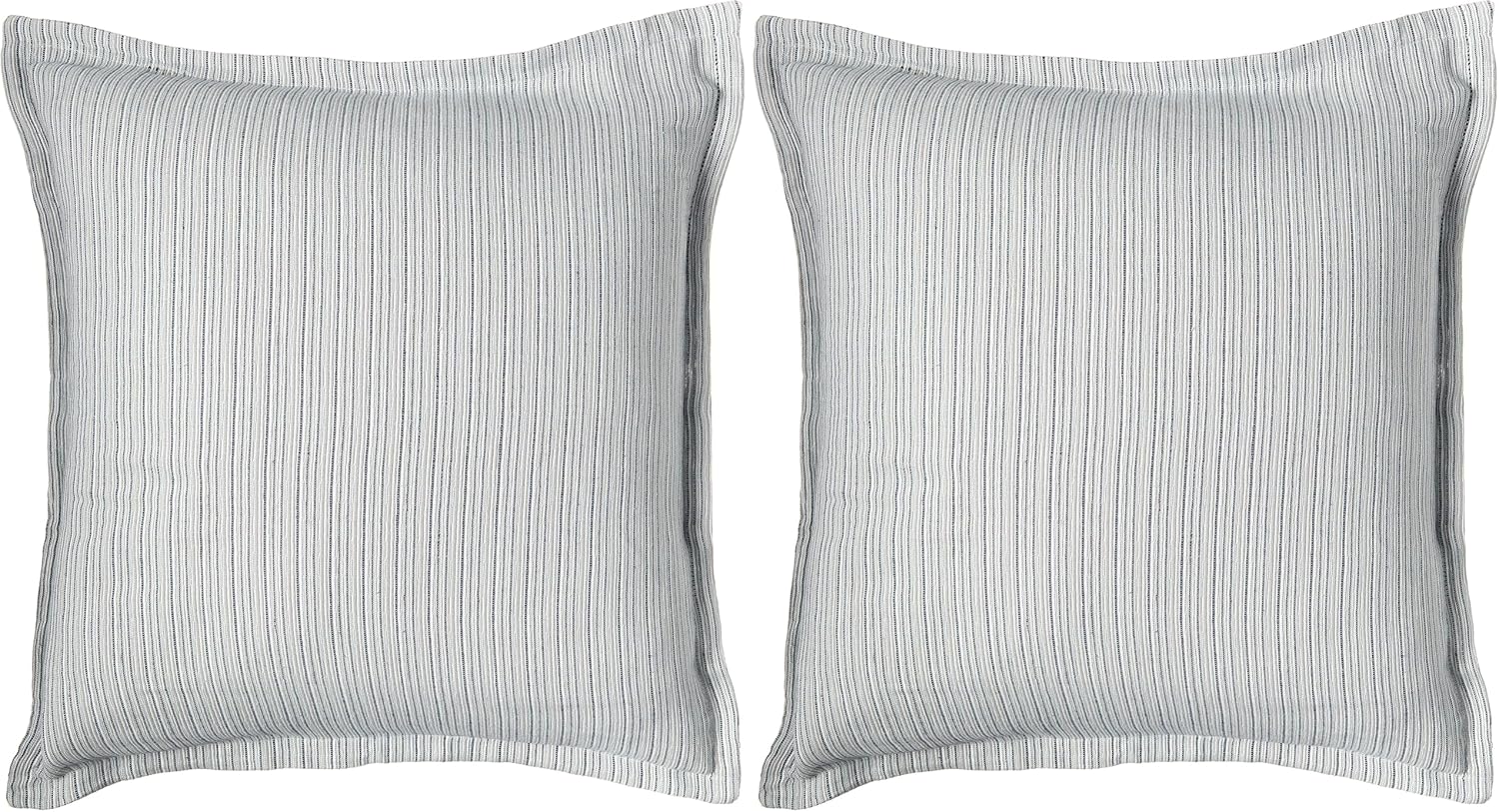 Tommy Bahama - Euro Sham, 100% Soft Cotton Bedding with Envelope Closure, Machine Washable Bedding Accent Pillow (Raw Coast Blue, 26" x 26")