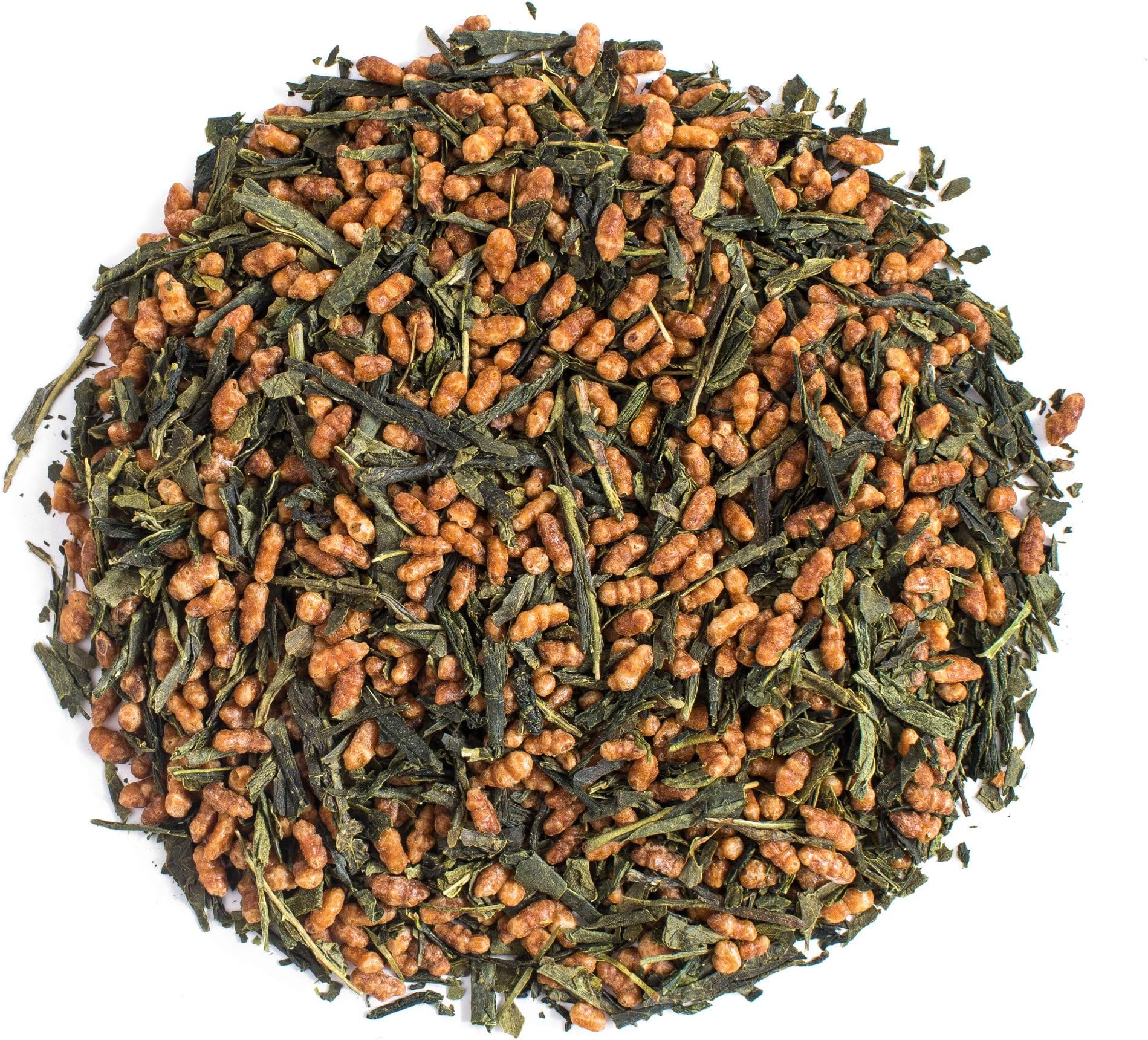 Moya Organic Japanese Genmaicha Green Tea Loose Leaf | 100g Sencha with Rice | Tea from Japan | Friendly for Vegans and Vegetarians | Packed in a Resealable Bag
