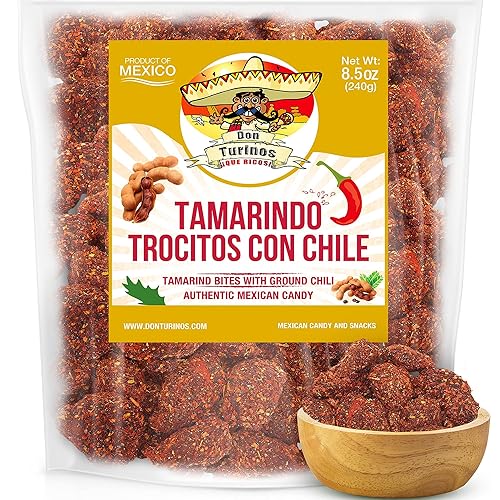 Miniatura 5 de Tamarindo De Frutas Con Chile auténtico caramelo de tamarindo mexicano con chile dulce picante y picante Dulce De Tamarindo Bolsa de 85 onzas por