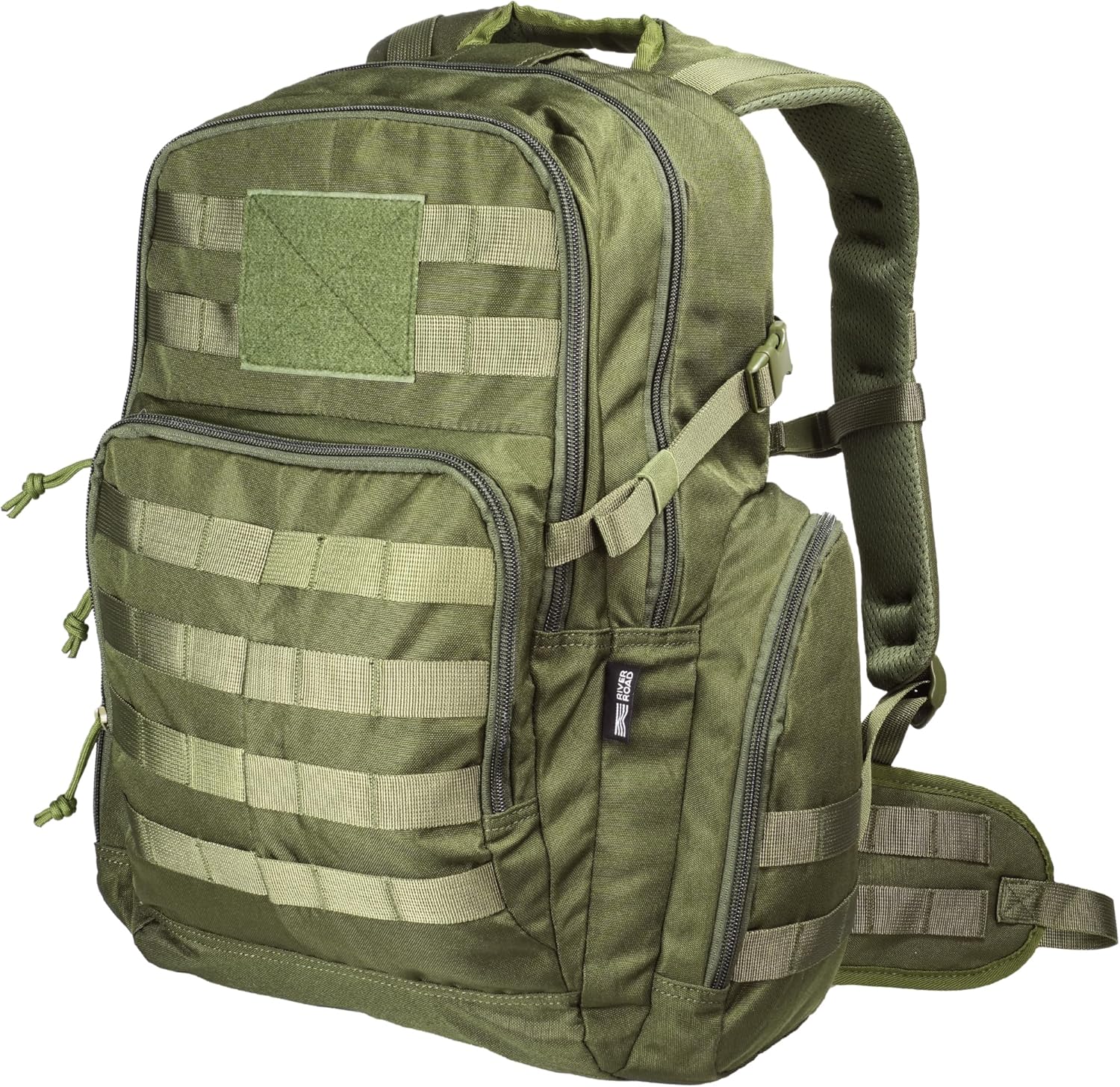 RIVER ROAD Huntex 40L Tactical Backpack for Men & Women in Ranger Green – Military Style for Hunting – Hiking Backpack & Travel Combat Backpack – Outdoor Tactical Backpacks & Sport Mochila Tactica RIVER ROAD Huntex 40L Tactical Backpack for Men & Women in Ranger Green – Military Style for Hunting – Hiking Backpack & Travel Combat Backpack – Outdoor Tactical Backpacks & Sport Mochila Tactica