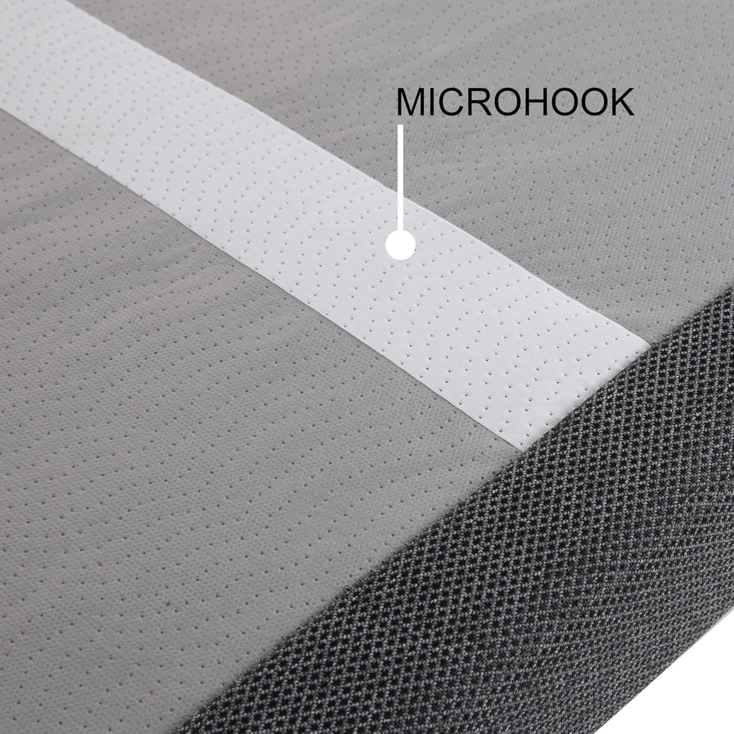 Fashion Bed Group Prodigy 2.0 Adjustable Bed Base with MicroHook Retention System, Queen, Charcoal Black Finish