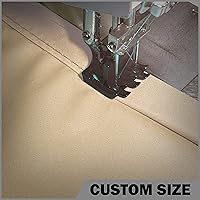 Vista 4 de ShadeMart 4' x 5' Beige Toldo impermeable de vela para sol, toldo rectangular personalizado resistente al agua, carpa de toldo para patio, jardín