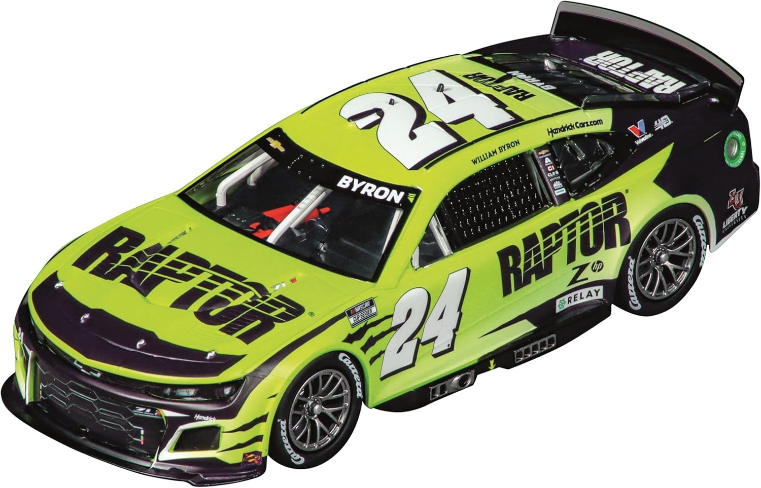 Carrera Evolution 20025248 NASCAR Darlington Showdown Analog Electric 1:32 Scale Slot Car Racing Track Set - Includes Two 1:32 Scale Cars & Two Dual-Speed Controllers Ages 8+
