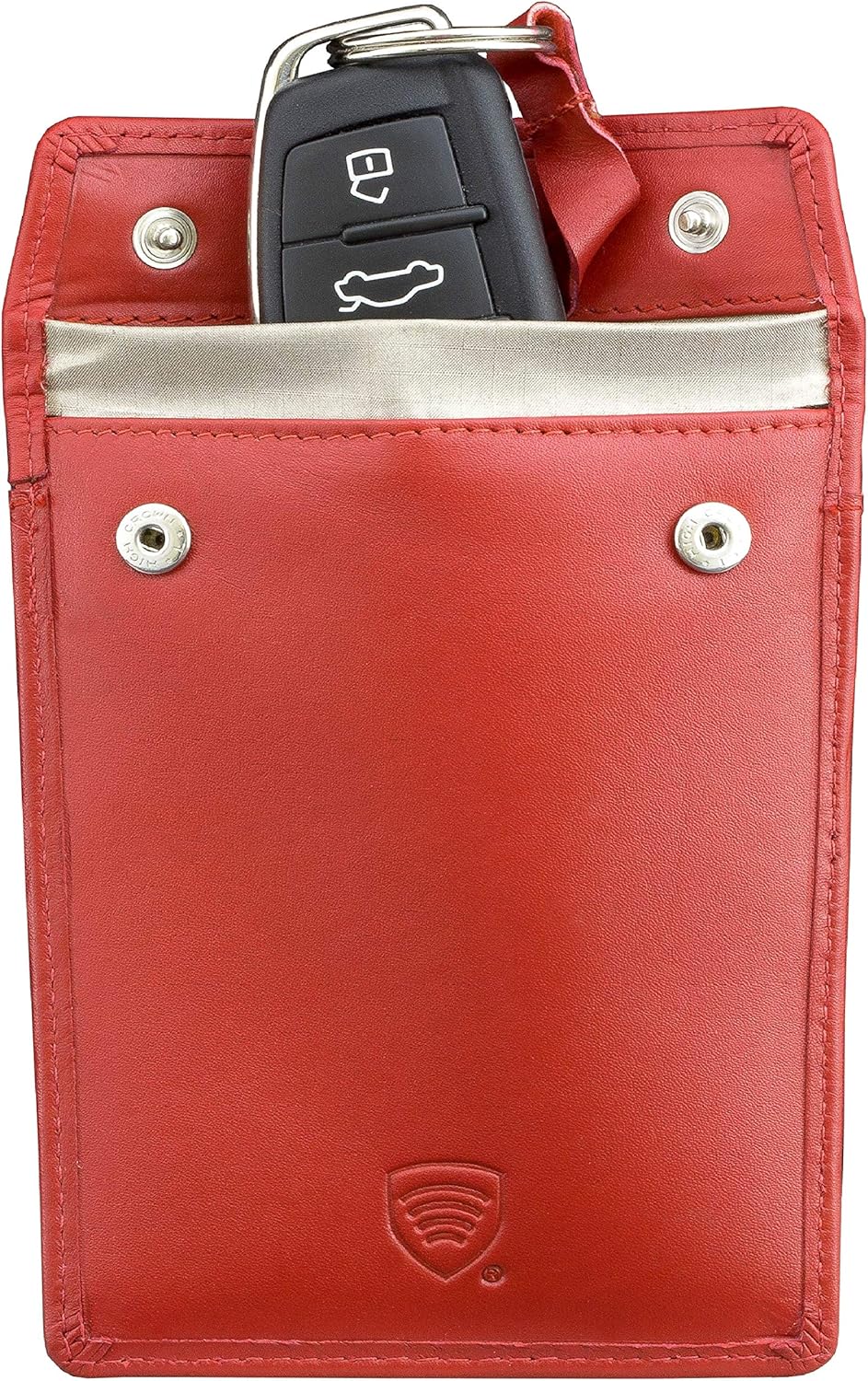 Foto-kontor Strahlenschutztasche XL Rot - Schutz Vor Keyless-Go Diebstahl, Signalblocker