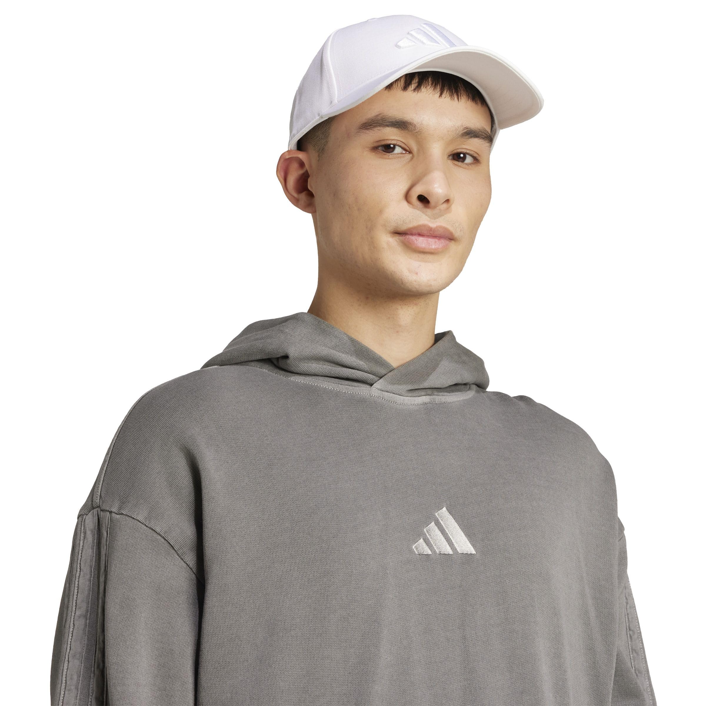 adidas heren ALL SZN French Terry Washed Hoodie, black, L