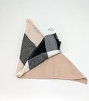 Vista 129 de Wander Agio - Bufanda envolvente con diseño a cuadros o triangular para mujer, cálida y larga, de punto, sensación de cachemira, chal