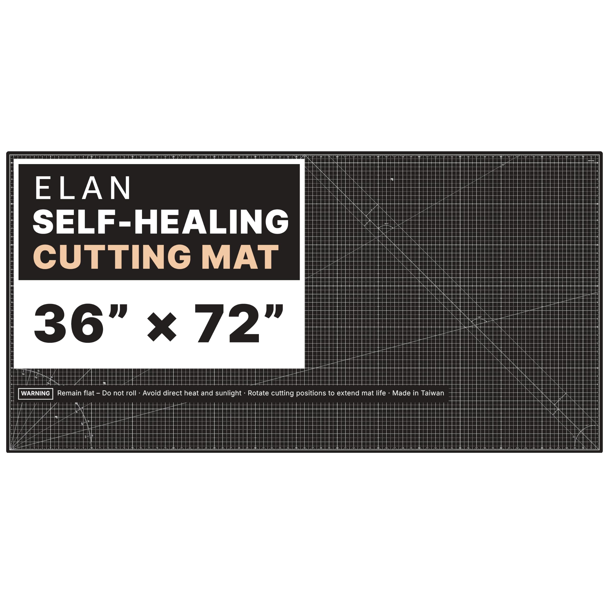 Elan Self Healing Cutting Mat - 9x12 Inch -9 Elan Self Healing Cutting Mat - 9x12 Inch -9