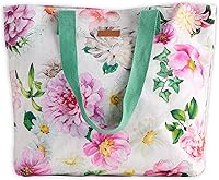 Vista 34 de Maison d' Hermine - Bolsa de lona de algodón reutilizable para mujeres, con asa para el hombro, bolsas a granel para compras y viajes