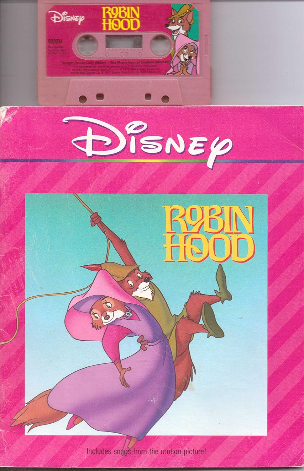 Robin Hood (Disney/Book and Cassette): Walt Disney Company ...