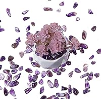 Vista 4 de Piedras de amatista de cristal triturado de cuarzo de forma irregular para el hogar, piedras decorativas para el hogar, jarrones, plantas