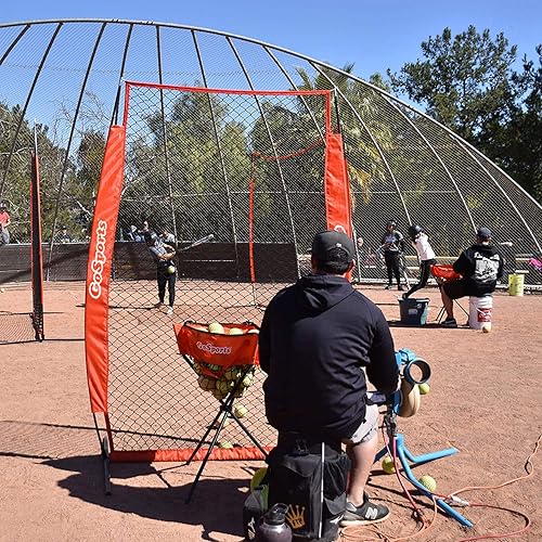 Miniatura 5 de Redes de lanzamiento de béisbol y sóftbol GoSports - Pantalla L o pantalla I - Red de protección del lanzador