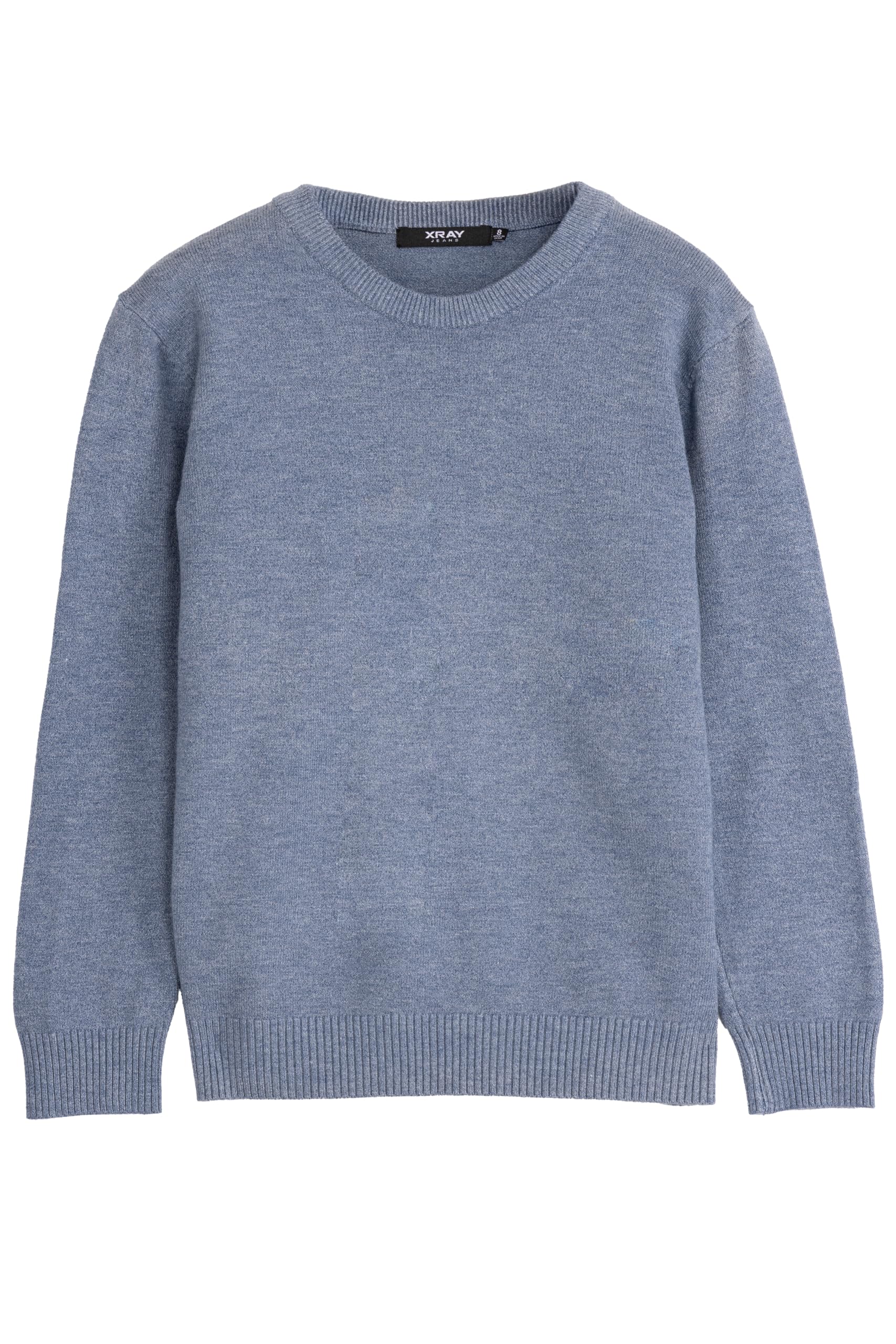 X RAY Boys Crewneck Sweater (XS - XXL), School Uniform Big Boys' &amp; Little Kids Youth Crew Neck Long Sleeve Pullover