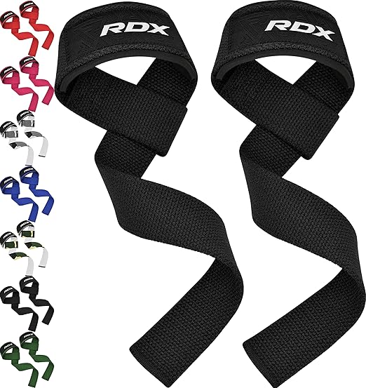 Straps Palestra Donna Cinghie Sollevamento Pesi A Figura 8 In Cotone Per Powerlifter Con Imbottitura N 1129283 - Foto 4