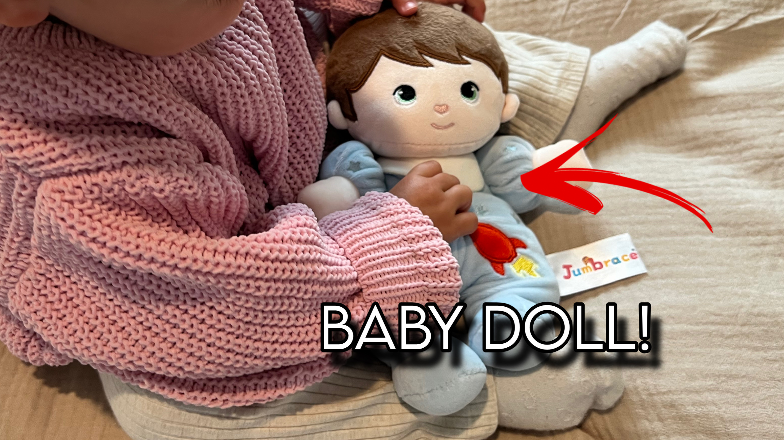 Jumbo Soft Baby Doll - Perfect Snuggle Buddy for Babies!