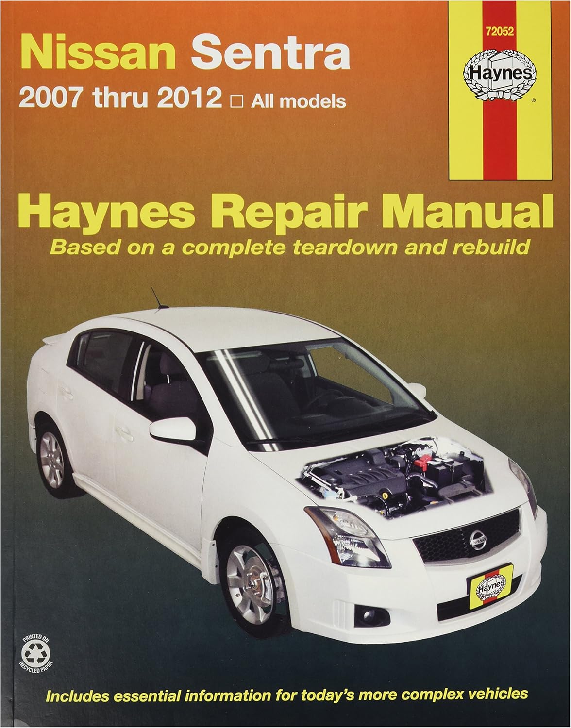 Haynes Nissan Sentra, 07-'12 Technical Repair Manual