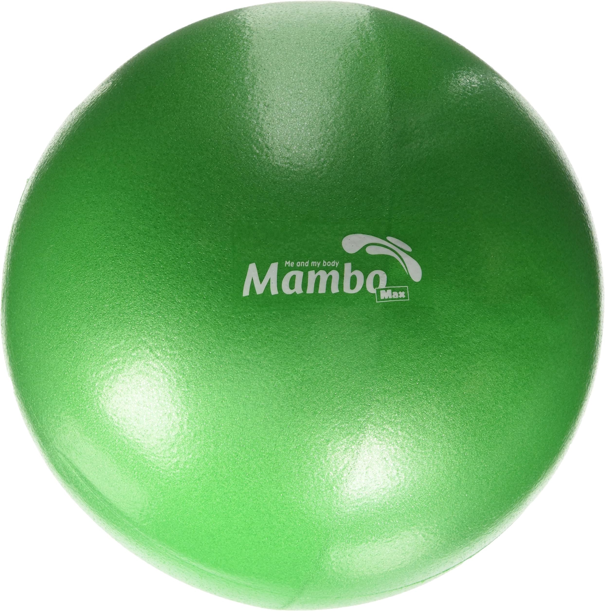 Mvs BALL 17-19cm SOFT +2 Stoppers +Straw, Pilates Gymnastics Yoga Gym SOFT OVER BALL - GREEN