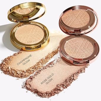 tarte Amazonian clay shimmering light Pressed Highlighter with Buildable Radiant Glow for a Natural Lightweight Luminous Finish, Vegan & Cruelty Free