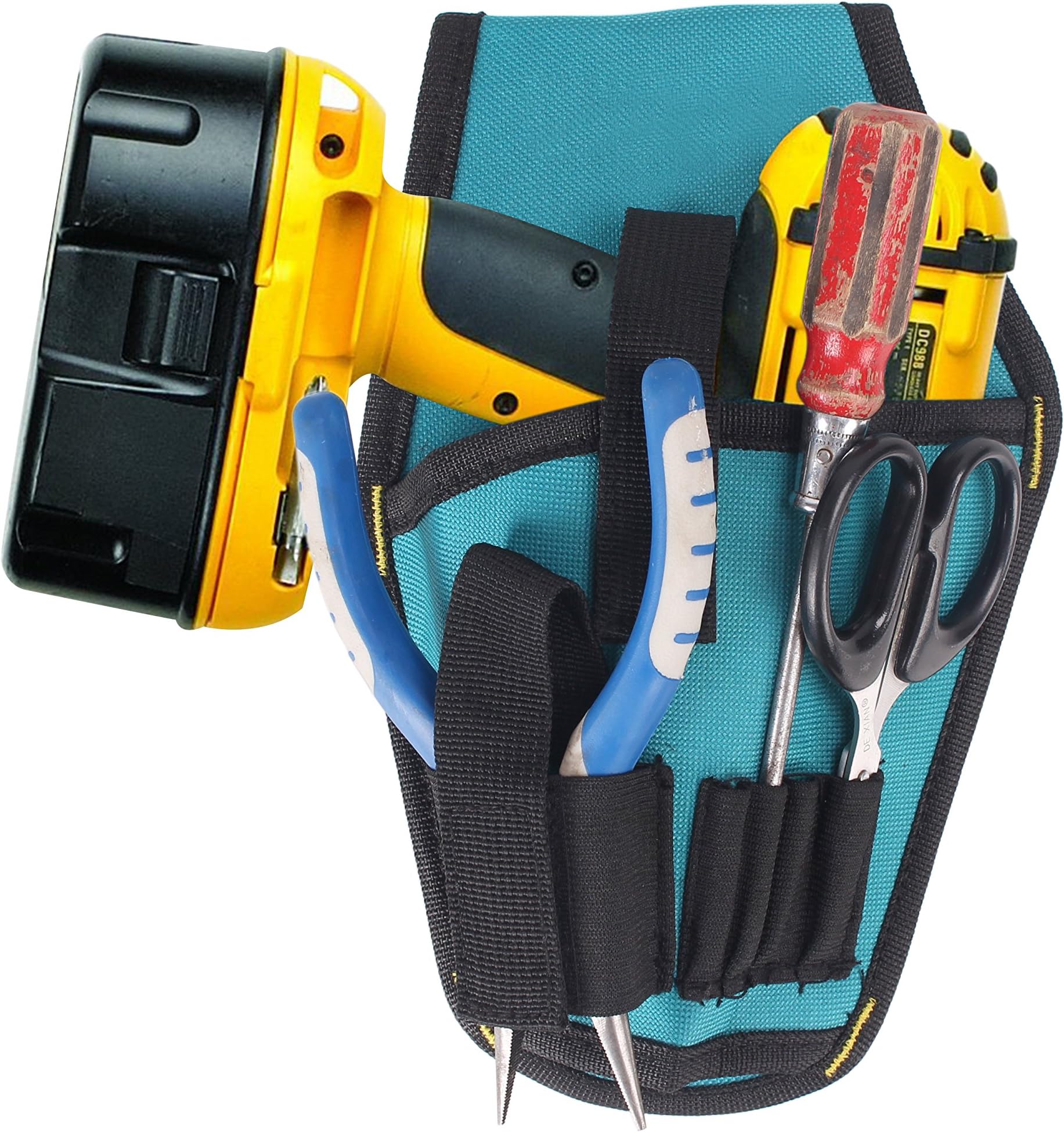 CoZroom Multi Tool Belt Clip Electric Drill Holster Belt Tool for all Tools and Nail Drill, Heavy Duty, Blue