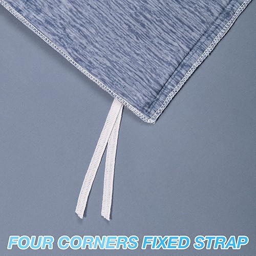 Miniatura 4 de EXQ Home Funda de edredón refrescante con peso de 48 x 72 pulgadas, funda de edredón suave de primera calidad para manta con peso con cremallera,