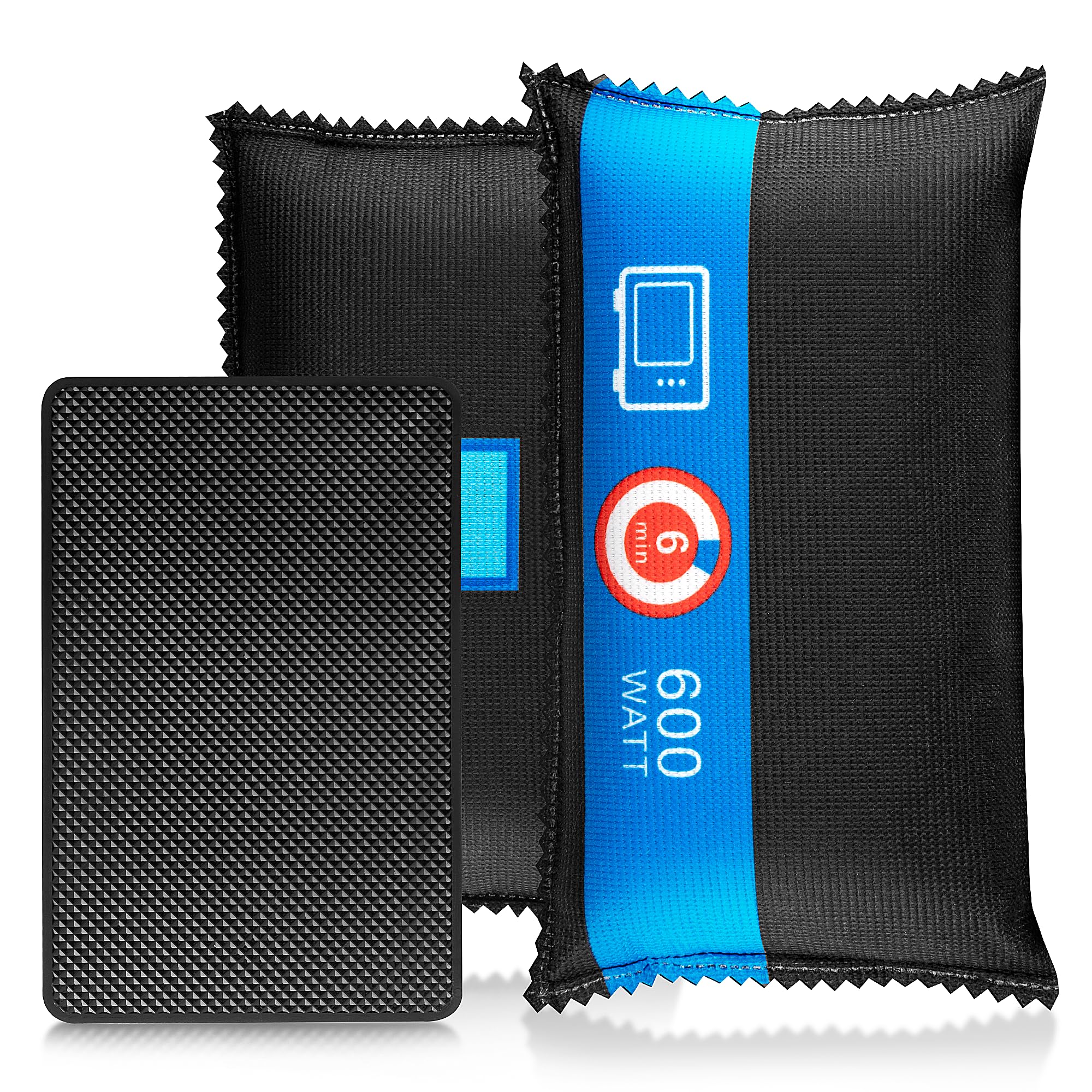 HENMI Car Dehumidifier Bags with Non-Slip Mat, 400g × 2