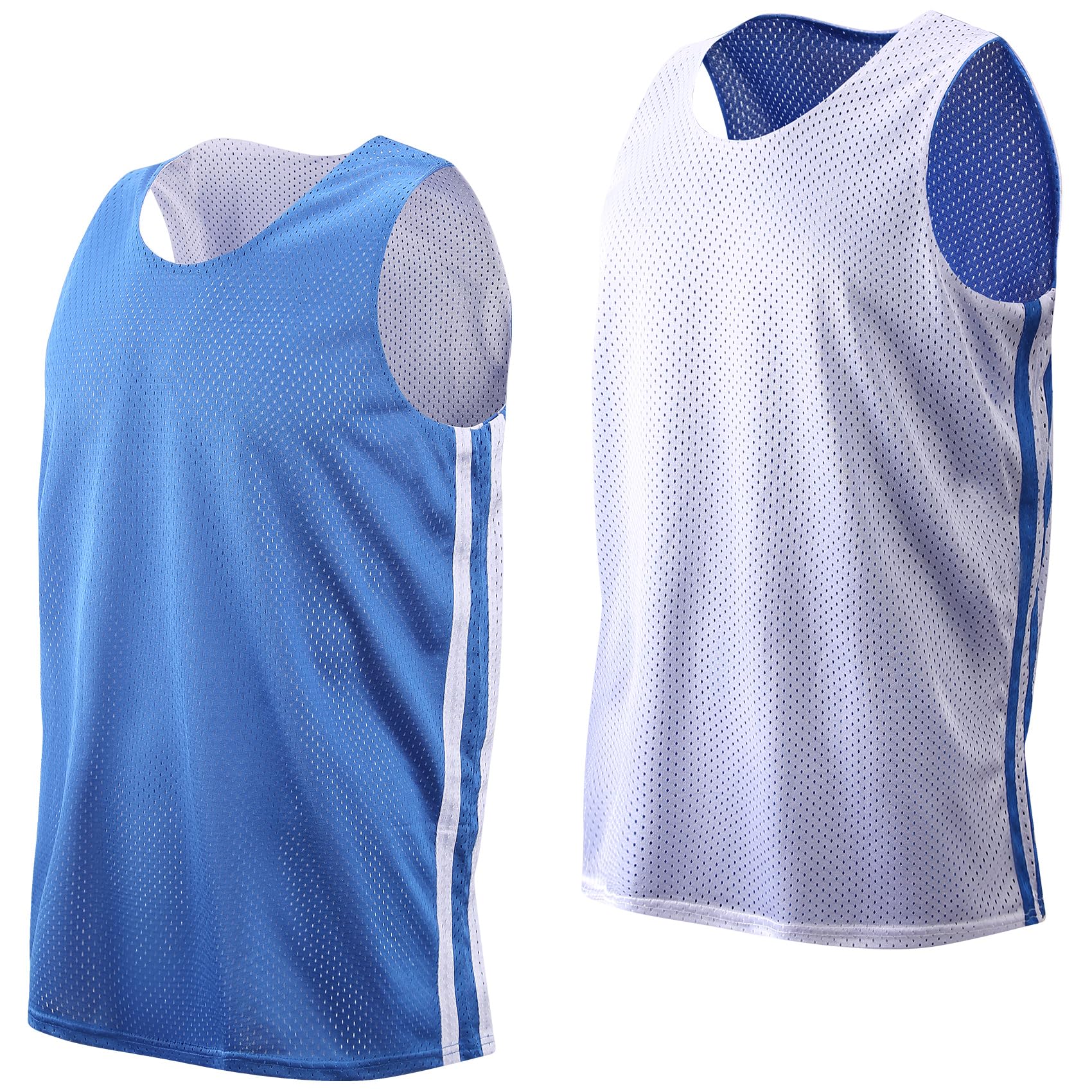 JOKHOO Reversible Men's Mesh Athletic Basketball Jersey Single for Team Scrimmage