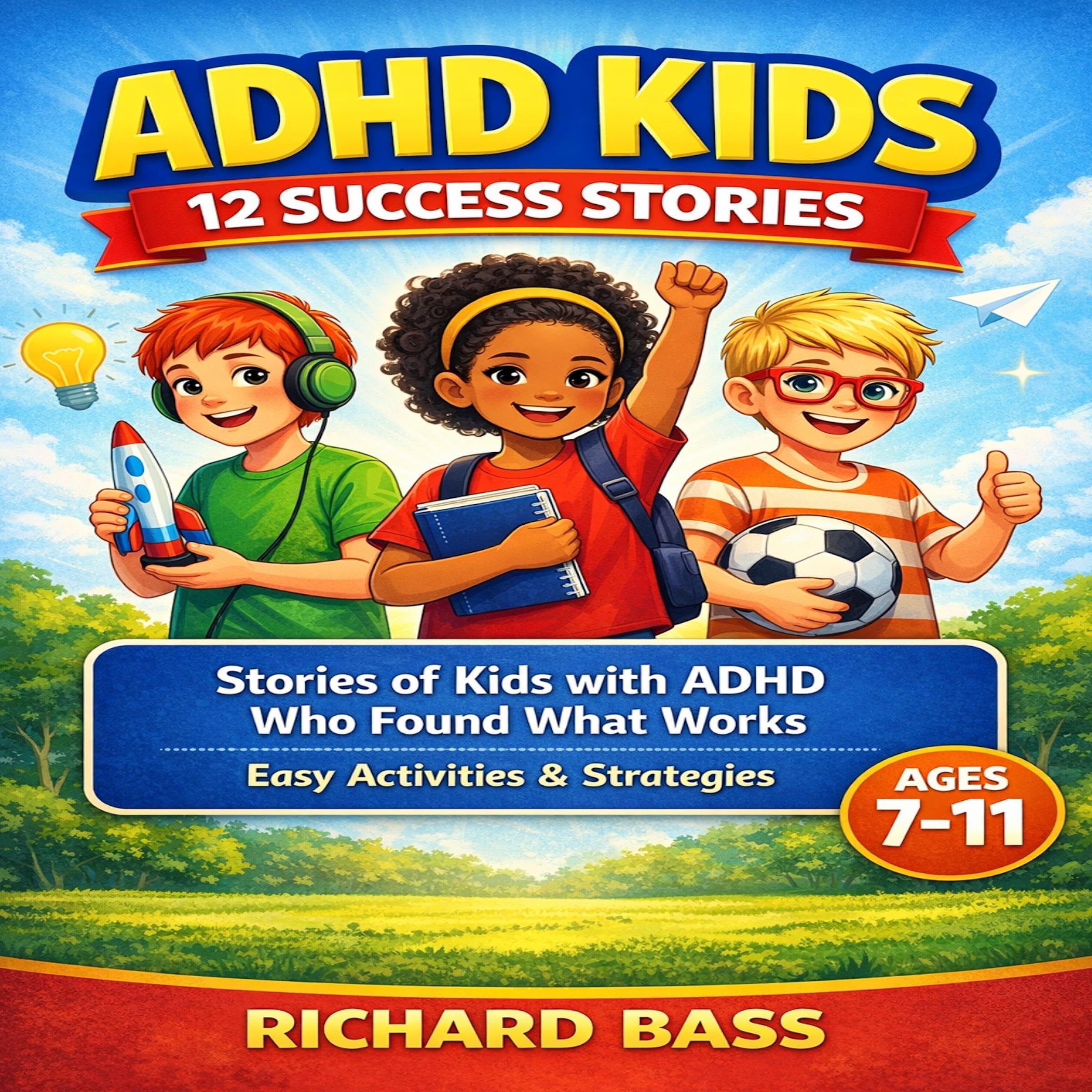 Cover art for ADHD Kids 12 Success Stories