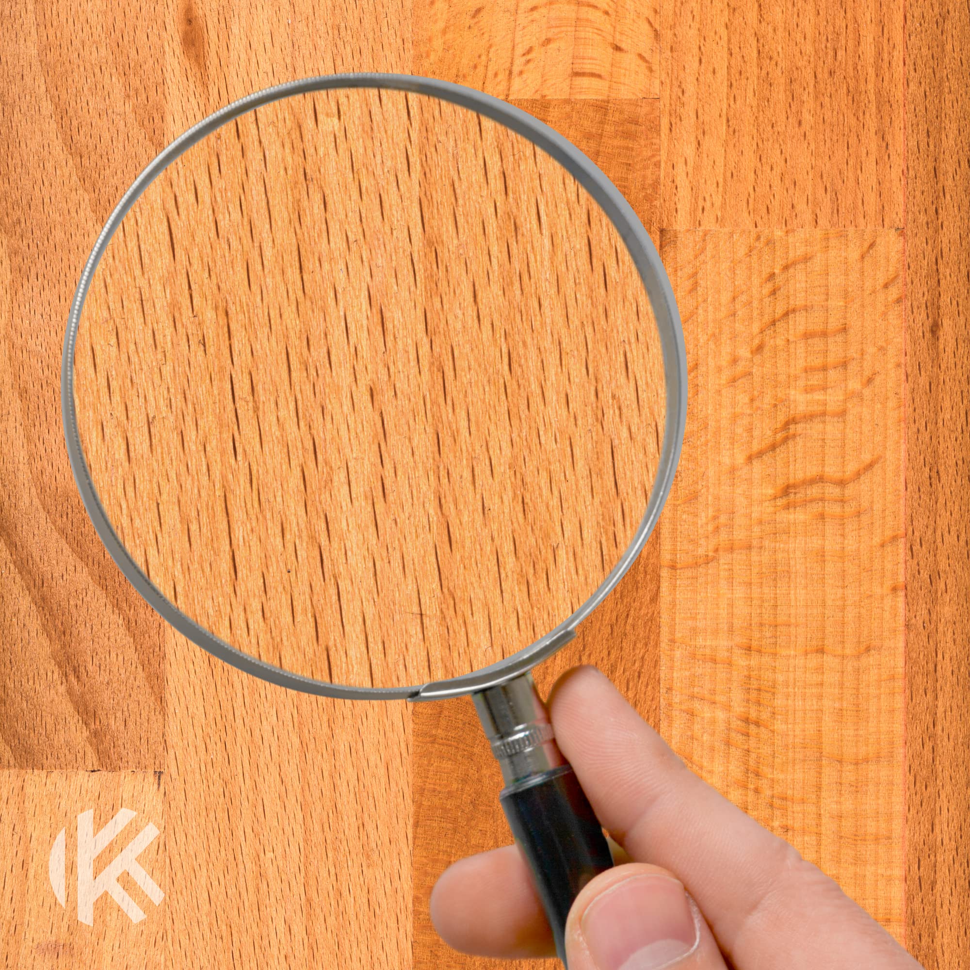 Krok Wood Massivholzplatte, Tischplatte, Arbeitsplatte aus Massivholz in Buche 2000x635x38 mm