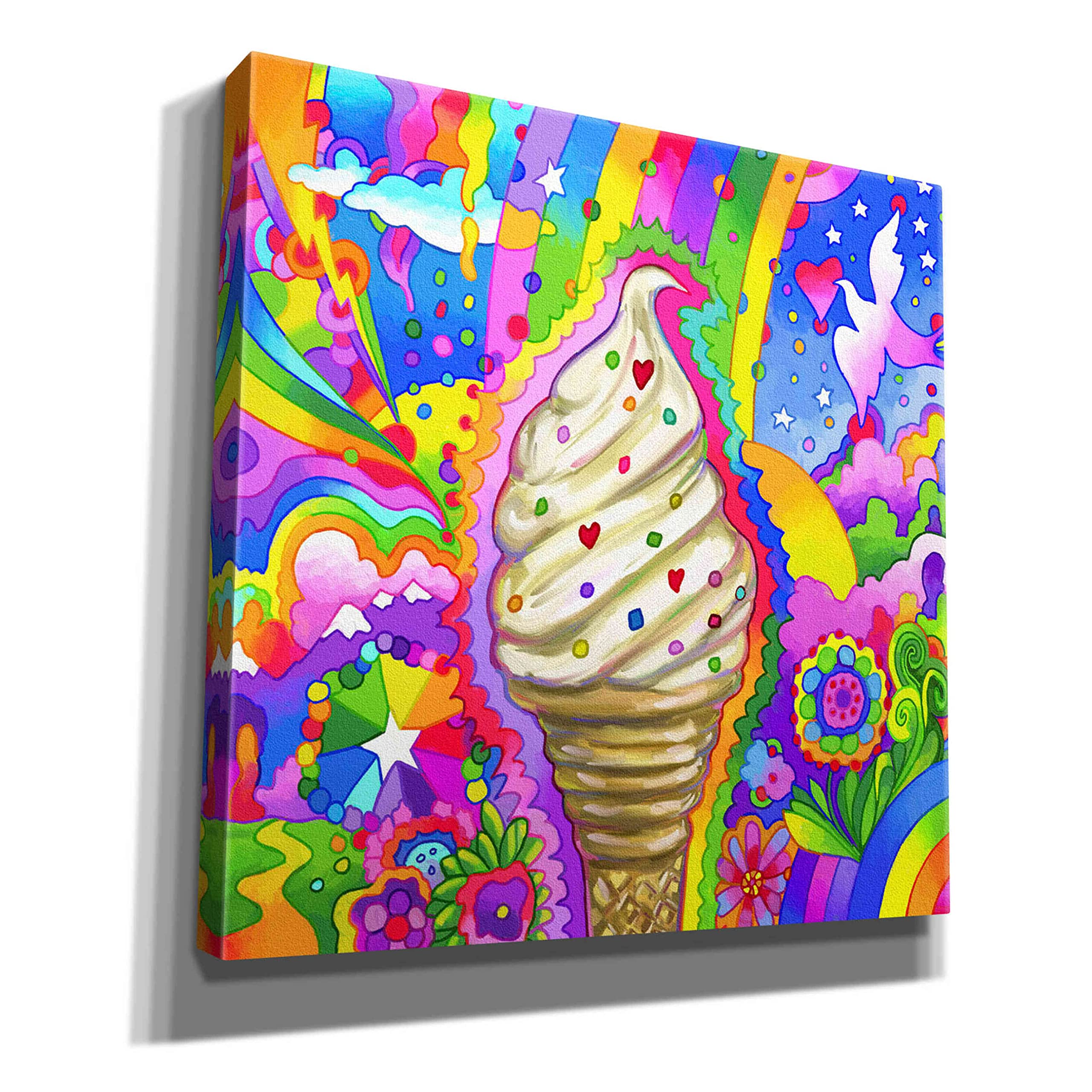 Amazon.com: Epic Graffiti 'Ice Cream Cone Pop Art' by Howie Green