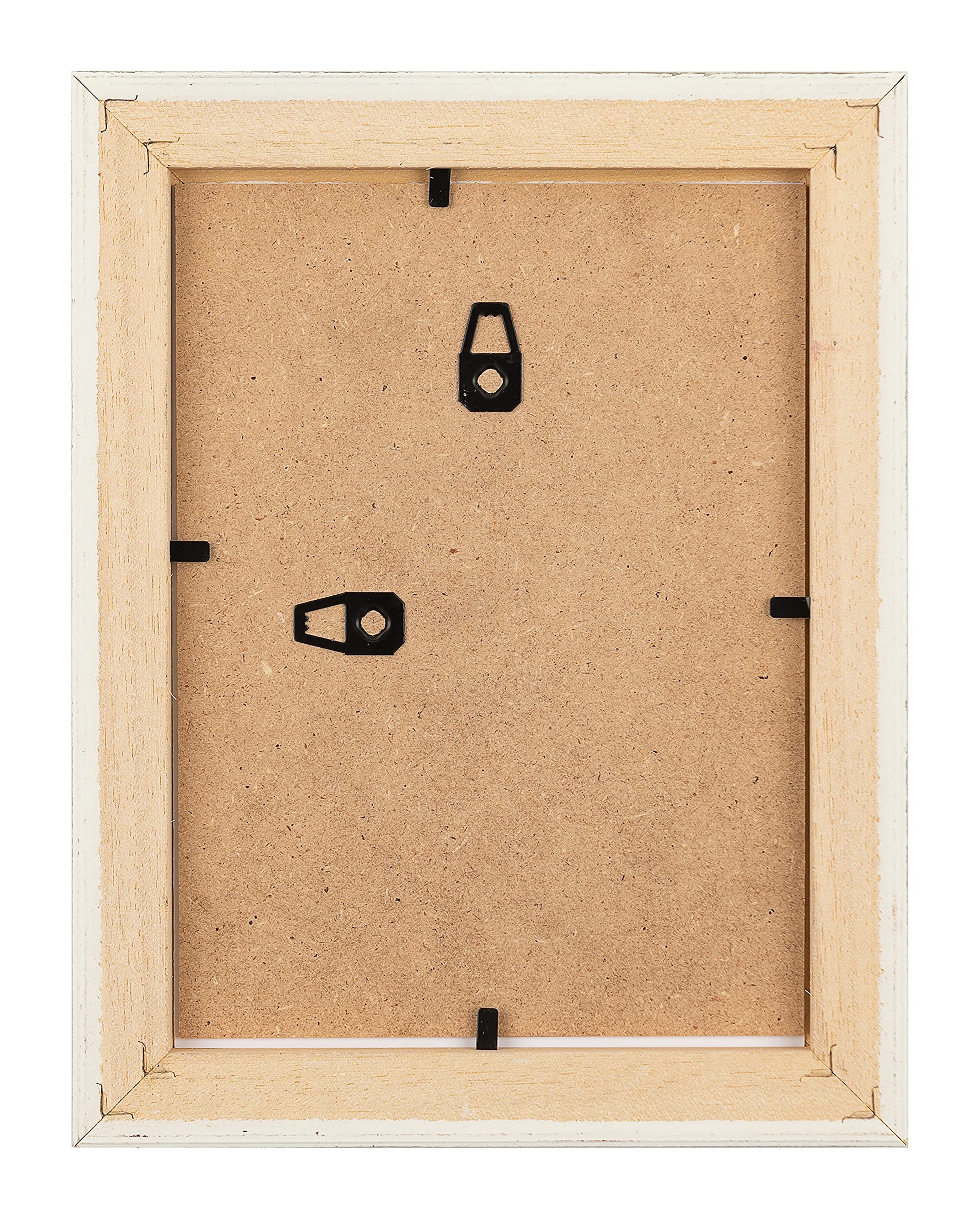 Wallazz Cornice Portafoto in Legno Pregiato - Made in Italy - Vetro Sintetico Infrangibile Crilex - Disponibile in Diverse Varianti - Design Italiano e Qualità Artigianale,30x40cm Rosso