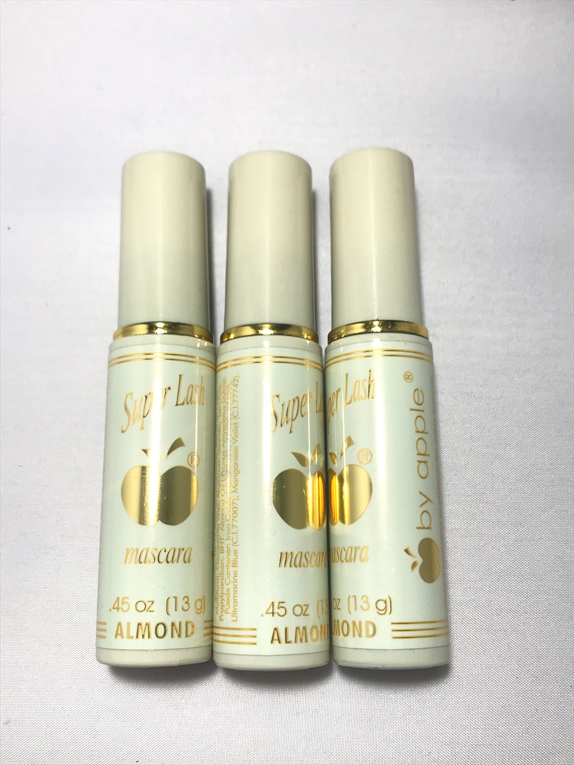 APPLE MASCARA SUPER LASH - ALMOND (BLACK) (3 PCS)