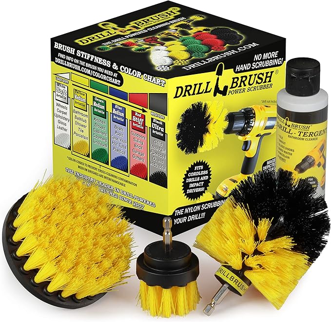 Grout Cleaner Drill Brush Attachment Set Drill Brush Power Scrubber Drill Brush