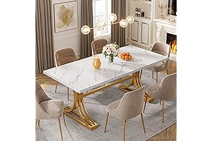 Tribesigns 63-Inch Rectangular Dining Table