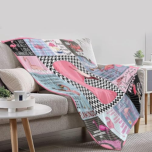 Miniatura 3 de Manta de flamenco, divertido collage de flamencos, regalos para los amantes de los flamencos, manta de franela de felpa suave para decoración de