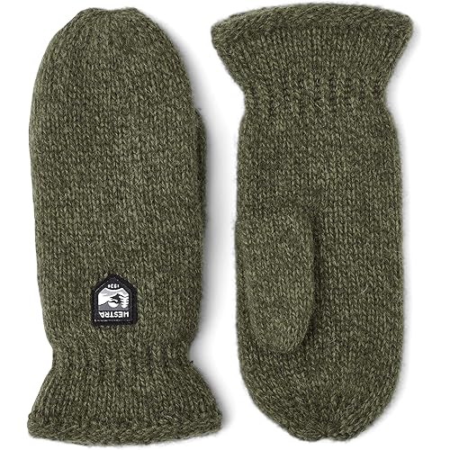 Hestra Unisex Basic Wool Mitt, Winter Weather Insulated Wool Mittens for Outdoor Everyday, Hiking for Men & Women