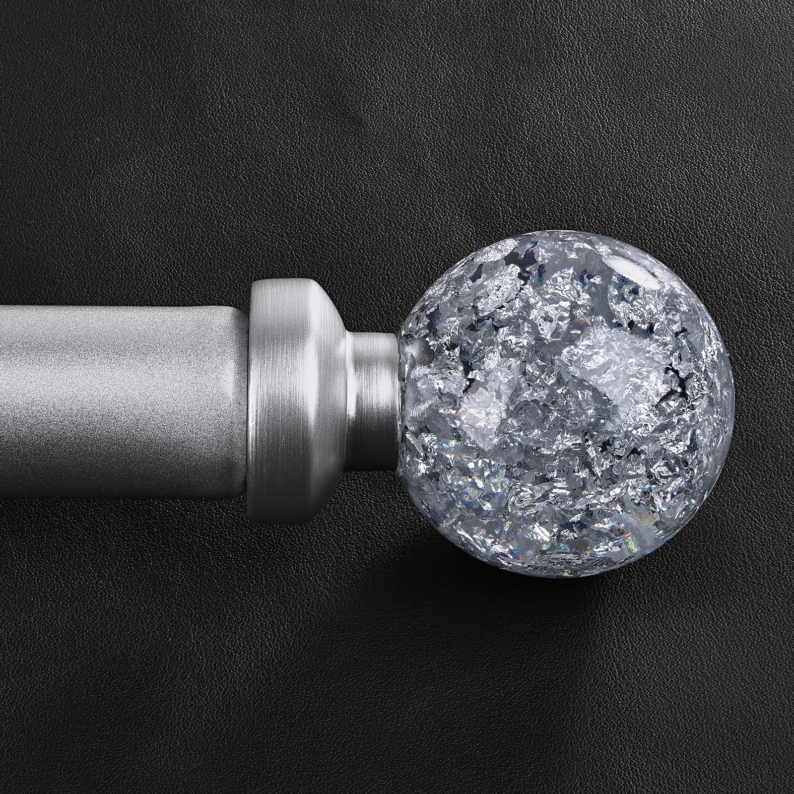 JRZOO Crystal Ball Curtain Rod