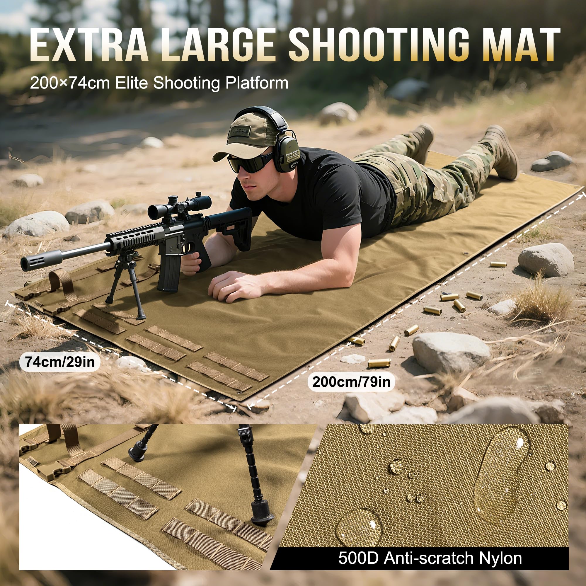 ONETIGRIS シューティングマット　ワンティグリス　キャンプ　ミリタリー ONETIGRIS シューティングマット ワンティグリス